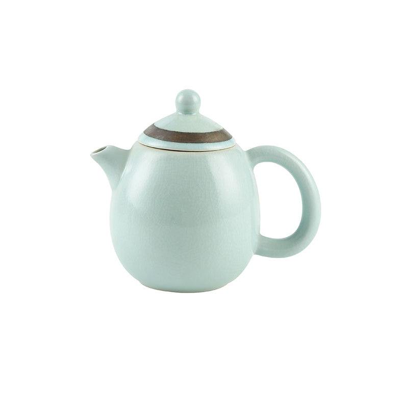 Azure Ruyao Chocolate Ring Small Longdan Teapot 170ml -  • Teaware House