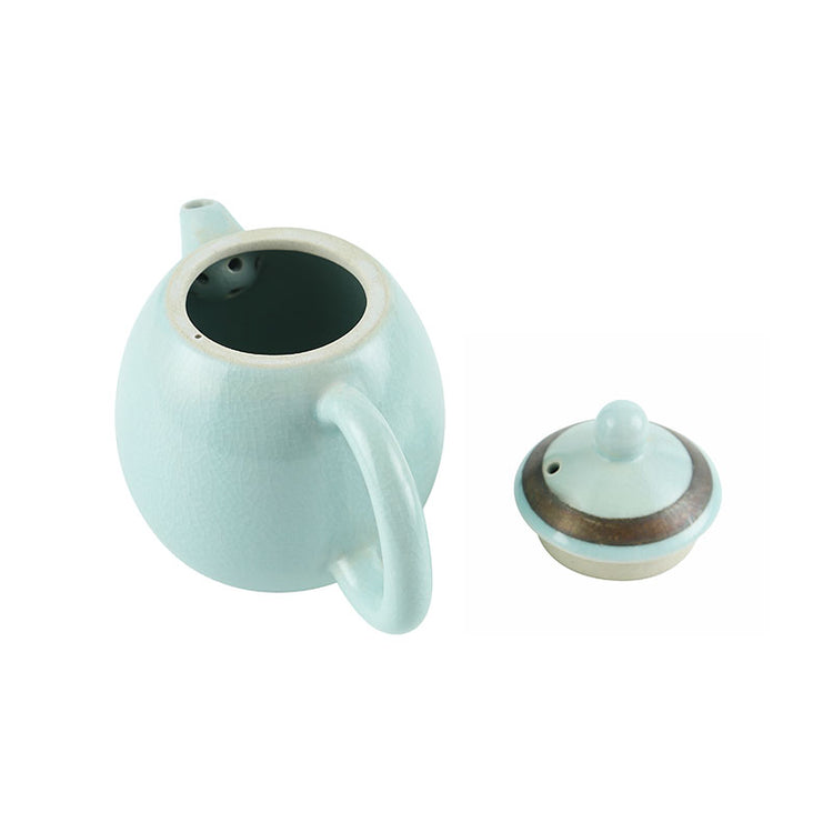 Azure Ruyao Chocolate Ring Small Longdan Teapot 170ml -  • Teaware House