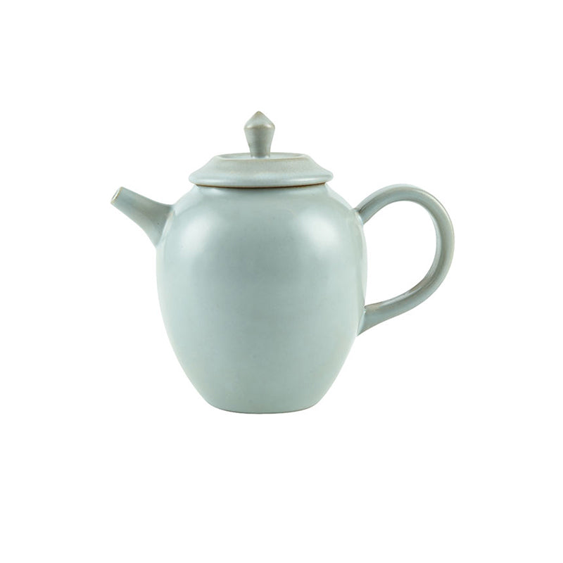 Blue Grey Ruyao Round Belly Teapot 200ml -  • Teaware House