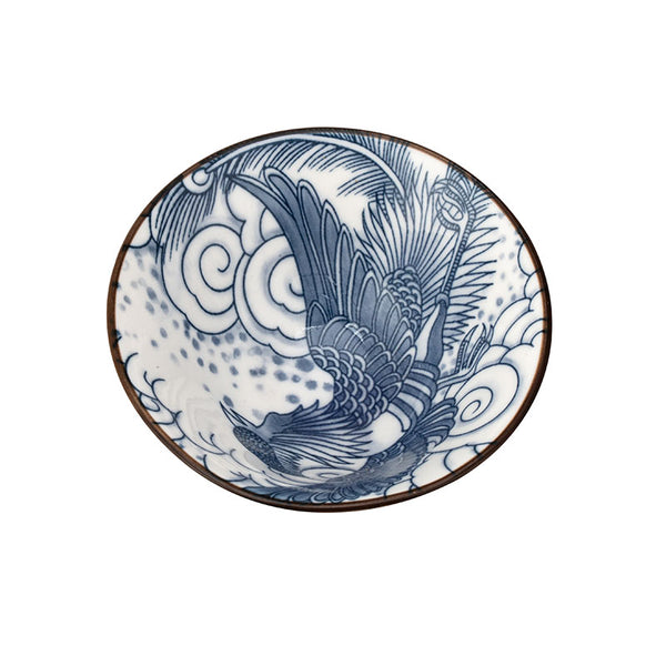 Blue and White Qinghua Phenix Douli Teacup -  • Teaware House