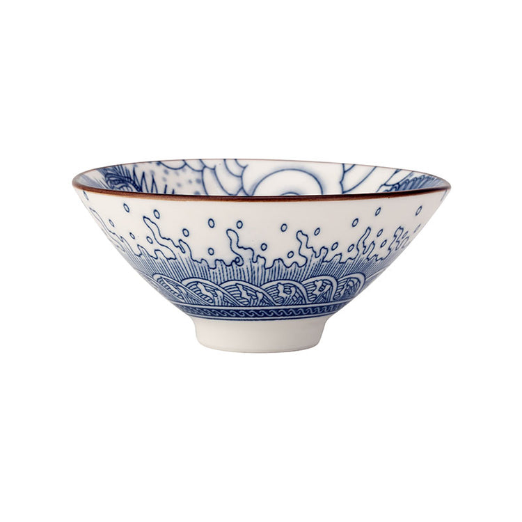 Blue and White Qinghua Phenix Douli Teacup -  • Teaware House