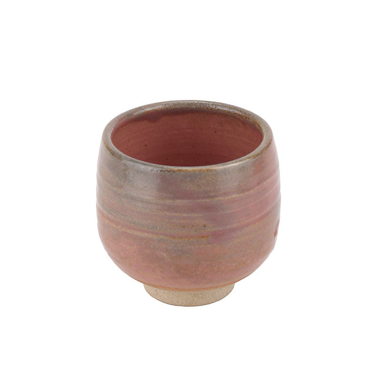 Artisan Handmade Rosy Red Glaze Cylindrical Teacup -  • Teaware House