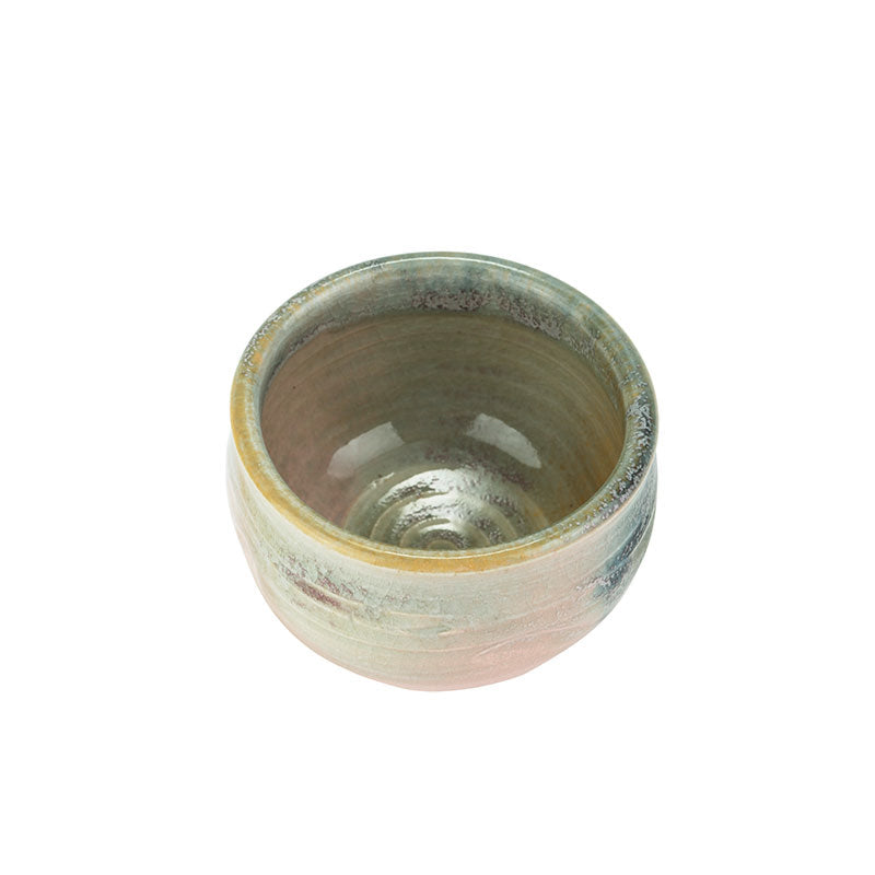 Artisan Handmade Pink and Blue Glazed Teacup -  • Teaware House