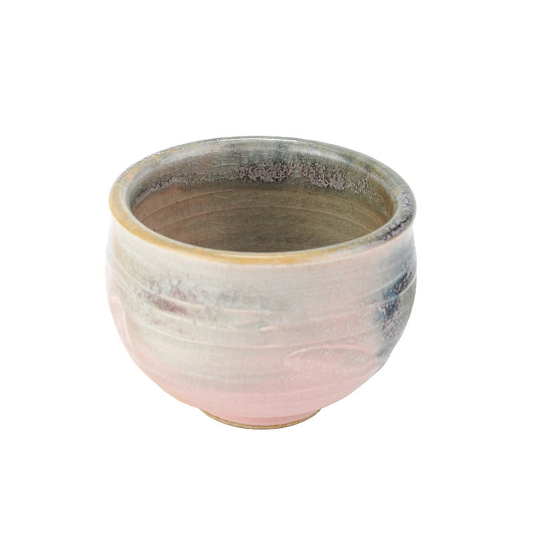 Artisan Handmade Pink and Blue Glazed Teacup -  • Teaware House