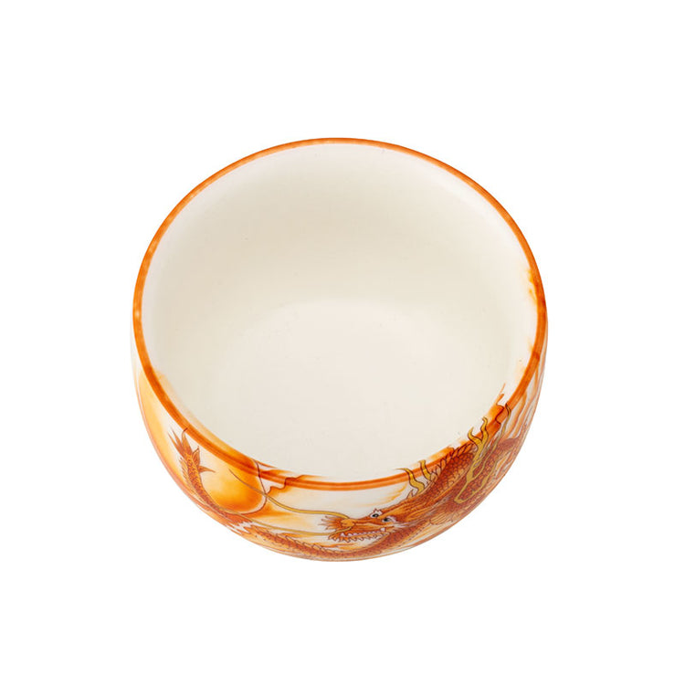 Flying Dragon White Ruyao Goblet Teacup -  • Teaware House