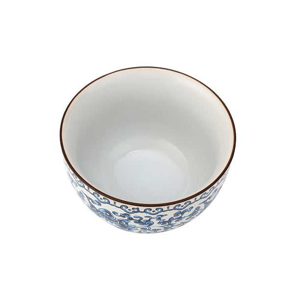Traditional Qinghua Entwined Lotus Teacup -  • Teaware House