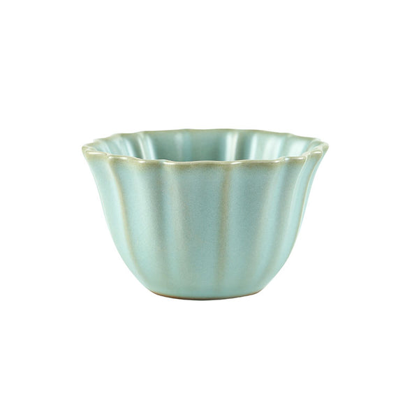 Classic Green Ruyao Chrysanthemum Teacup -  • Teaware House