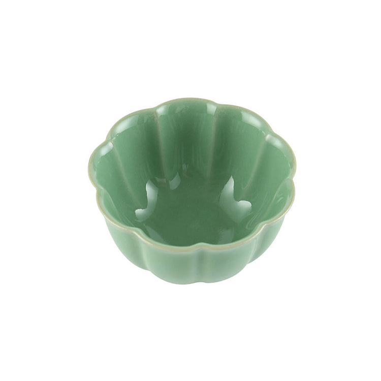 Classic Green Geyao Morning Water Lilies Teacup -  • Teaware House