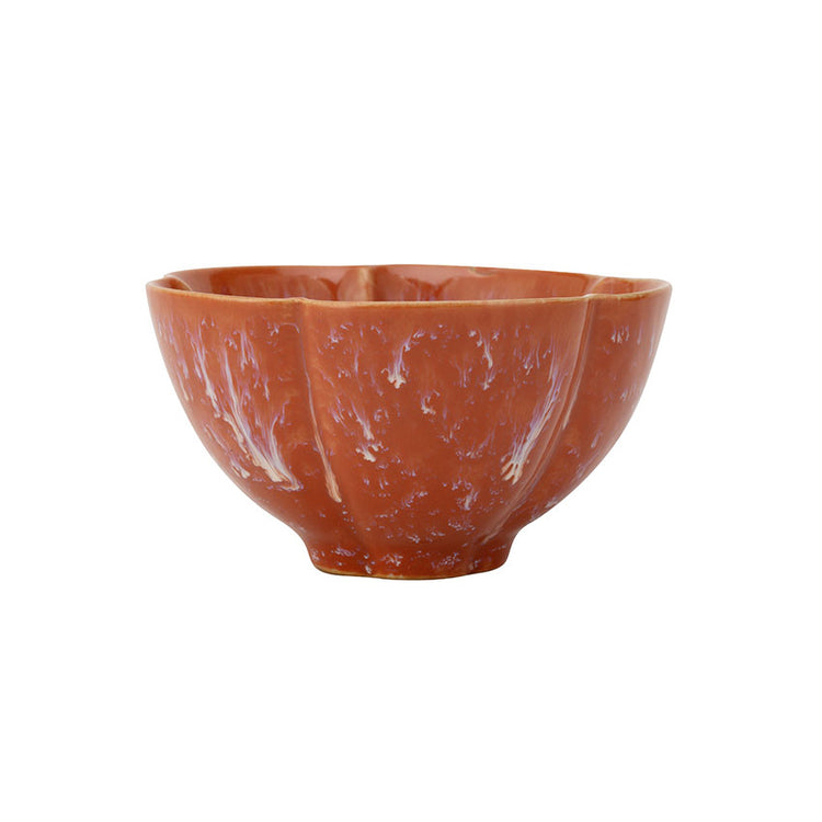 Five Petaled Flower Yaobian Coral Glaze Teacup -  • Teaware House