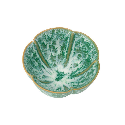 Five Petaled Flower Yaobian Green glaze Teacup -  • Teaware House