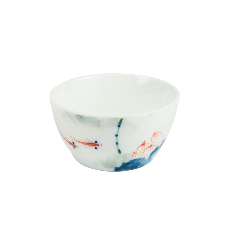 Lucky Fish Porcelain Teacup -  • Teaware House