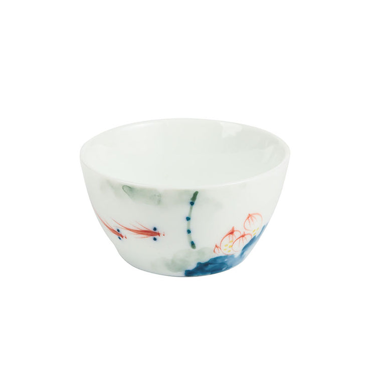 Lucky Fish Porcelain Teacup -  • Teaware House