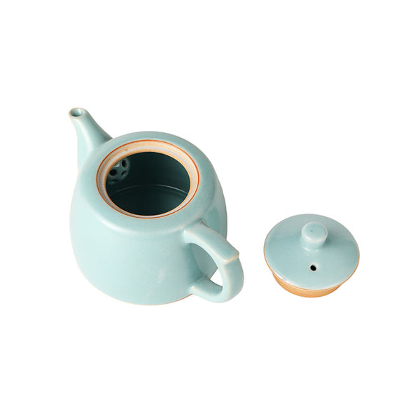 Azure Ruyao Flat Bottom Teapot 180ml -  • Teaware House
