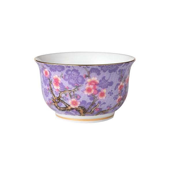 Lavender Glaze Peach Blossom Wide Mouth Teacup -  • Teaware House