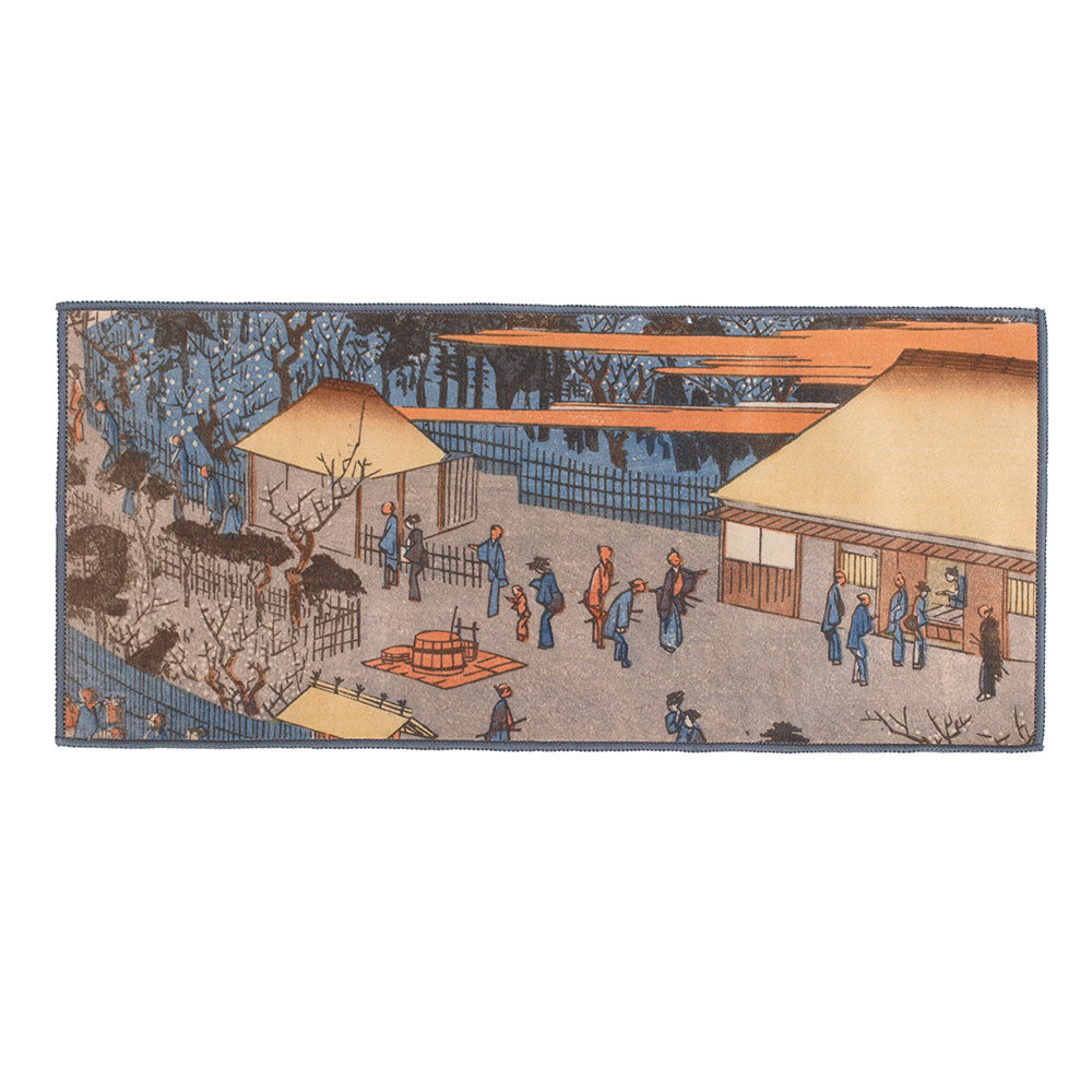Tea Towel Japanese Painting - Ancient Neighborhood -  • Teaware House