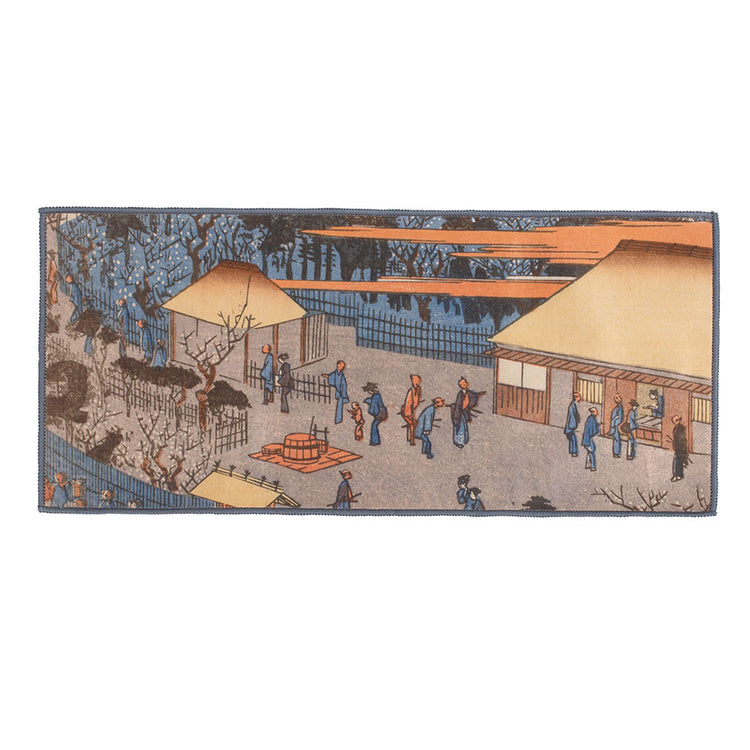 Tea Towel Japanese Painting - Ancient Neighborhood -  • Teaware House