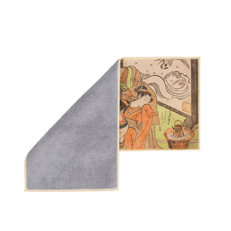 Tea Towel Japanese Painting - Teapot Gathering -  • Teaware House