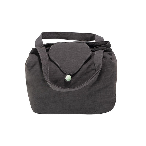 Quilted Cloth Teaware Bag- Black -  • Teaware House