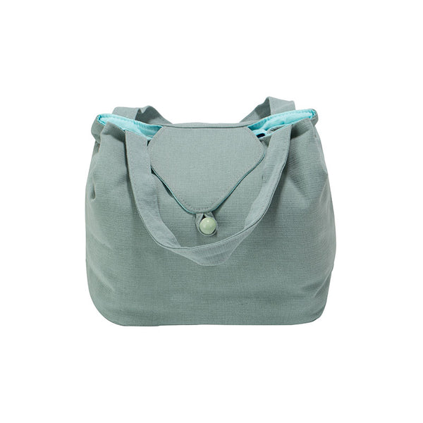 Quilted Cloth Teaware Bag- Turquoise -  • Teaware House