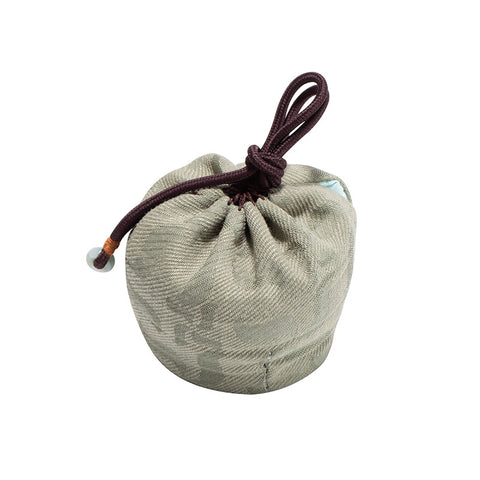 Drawstring Quilted Cloth Teaware Bag-Olive Green -  • Teaware House