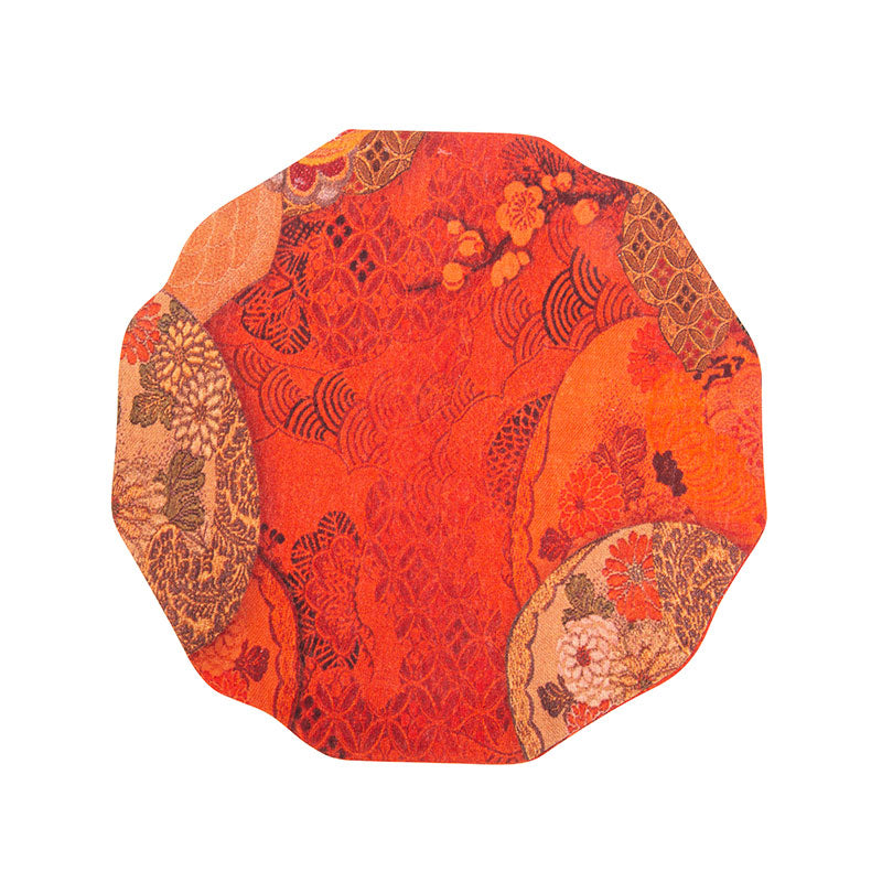 Teapot and Teacup Mat Set - Traditional Chinese Red Printing -  • Teaware House