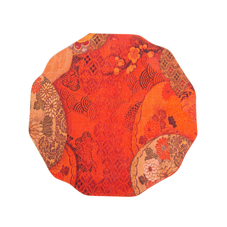 Teapot and Teacup Mat Set - Traditional Chinese Red Printing -  • Teaware House