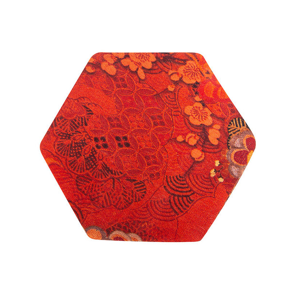 Teapot and Teacup Mat Set - Traditional Chinese Red Printing -  • Teaware House