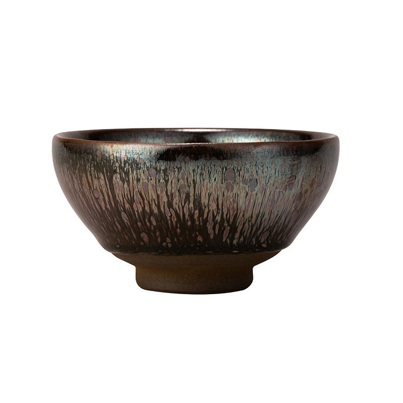 Shiny Gold Jianzhan Flat Teacup -  • Teaware House