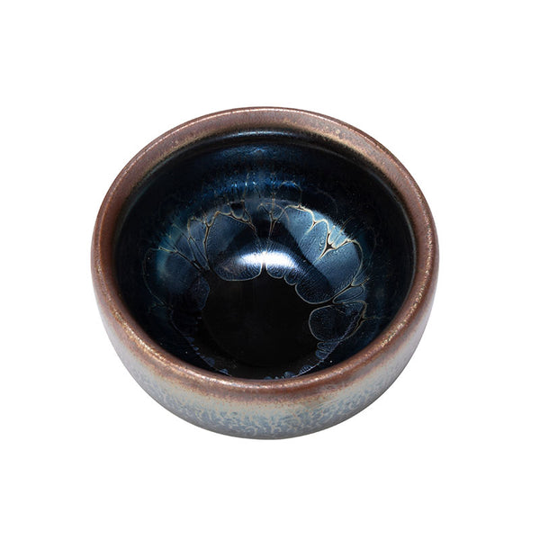 Shiny Blue Jianzhan Goblet Teacup -  • Teaware House