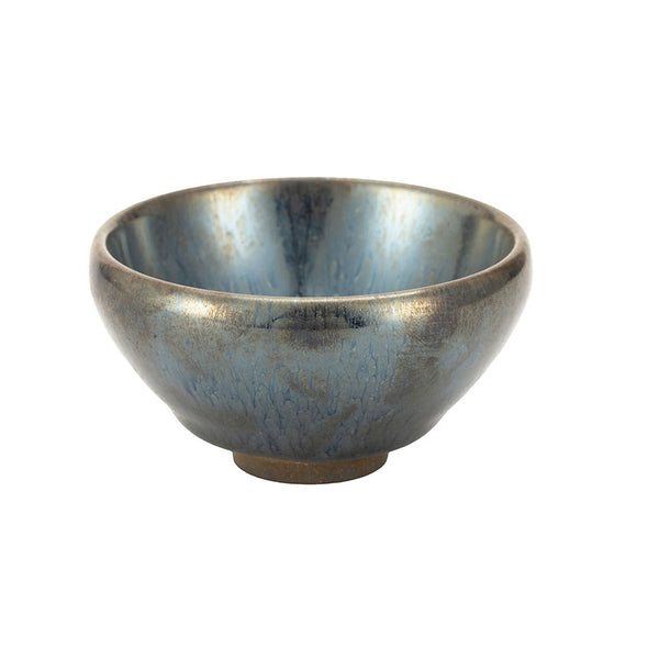 Blue Chrysanthemum Jianzhan Curved Goblet Teacup -  • Teaware House