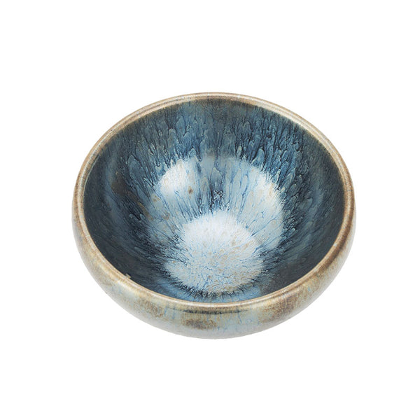 Blue Chrysanthemum Jianzhan Curved Goblet Teacup -  • Teaware House