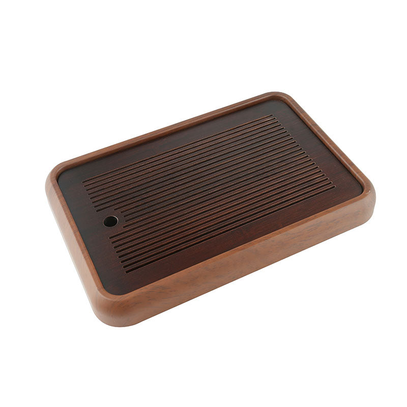 Classic Melamine and Bamboo Gong fu Tea Tray Small - • Teaware House