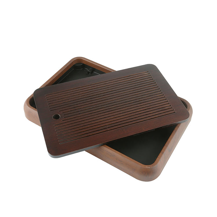 Classic Melamine and Bamboo Gong fu Tea Tray Small - • Teaware House