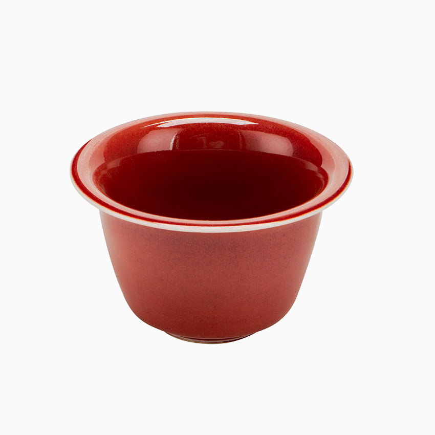 Red Junyao Bell Shaped Teacup - • Teaware House