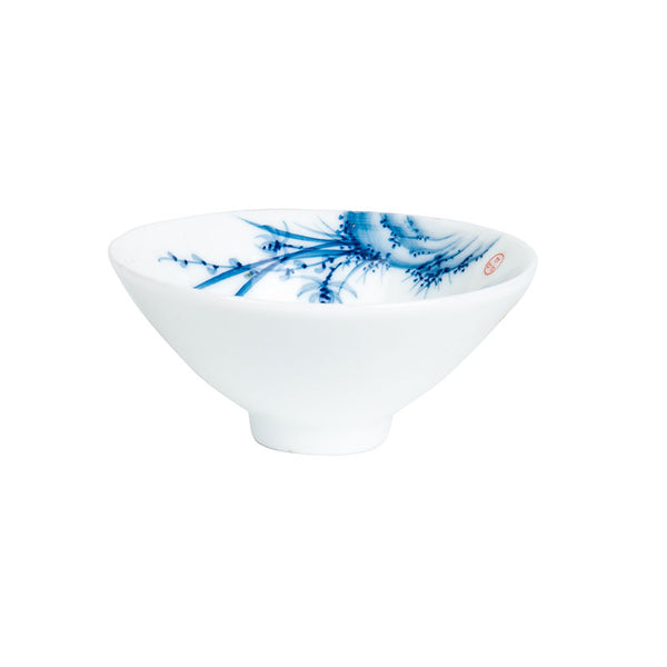 Qinghua Orchid Flower Douli Teacup -  • Teaware House