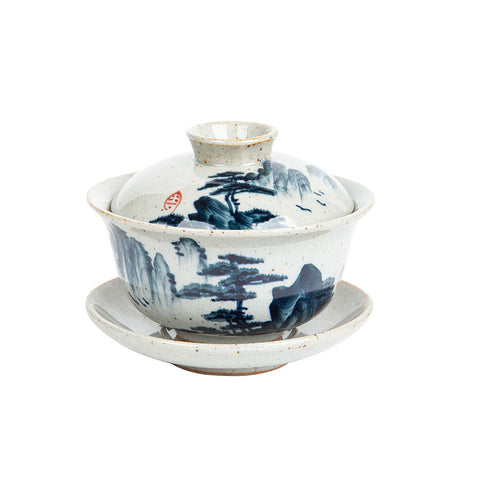 Blue Landscape Rustic Gaiwan 130ml -  • Teaware House