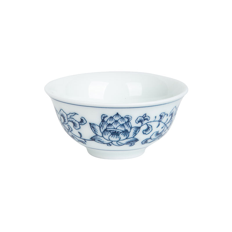 Simple Inked Lotus Porcelain Teacup -  • Teaware House