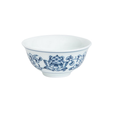 Simple Inked Lotus Porcelain Teacup -  • Teaware House