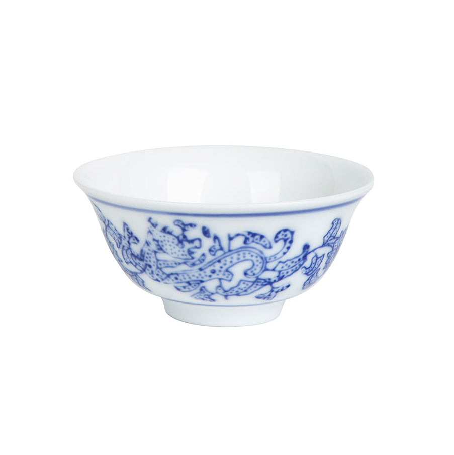 Blue and White Porcelain Dragon Small Teacup -  • Teaware House