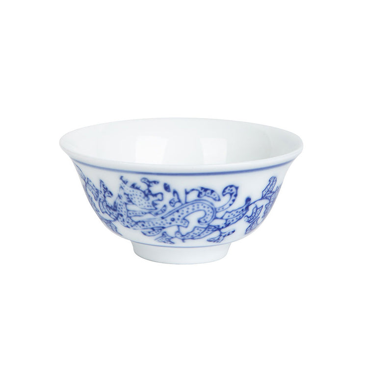 Blue and White Porcelain Dragon Small Teacup -  • Teaware House