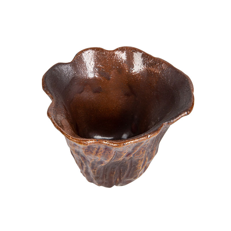 Handmade Wood Fired Yaobian Lotus Teacup -  • Teaware House