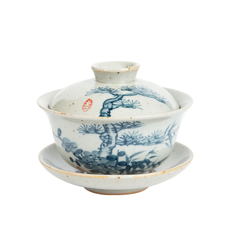 Three Cold-weather Friends Rustic Gaiwan 130ml -  • Teaware House