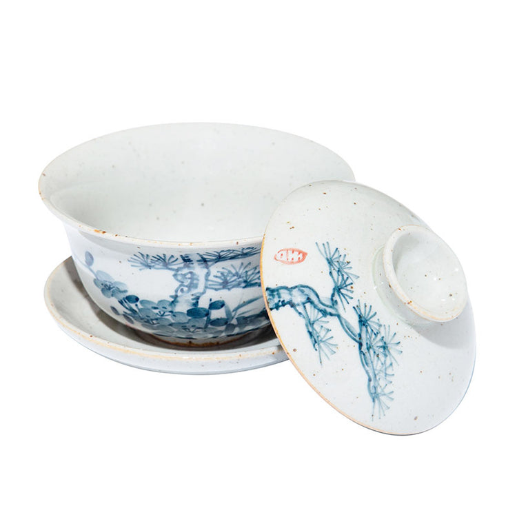 Three Cold-weather Friends Rustic Gaiwan 130ml -  • Teaware House