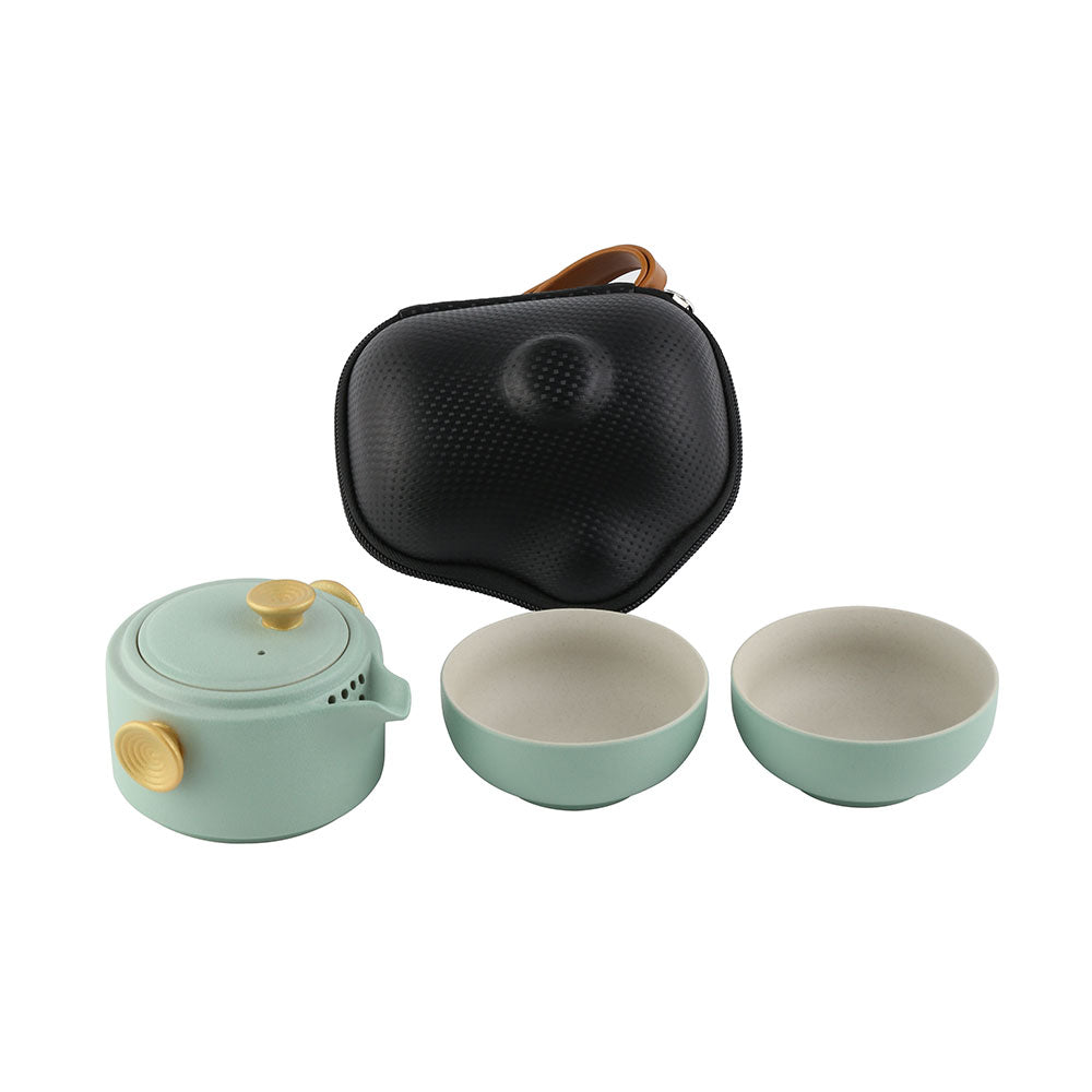 Gongfu Tea Set - Easy Gaiwan Cup Set - Sea Green Glaze - 180ml -  • Teaware House