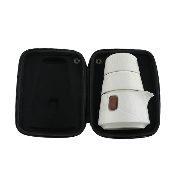 Gongfu Tea Set - Easy Gaiwan Cup Set - White Ruyao Glaze - 200ml -  • Teaware House