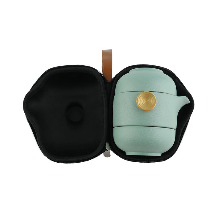 Gongfu Tea Set - Easy Gaiwan Cup Set - Sea Green Glaze - 180ml -  • Teaware House