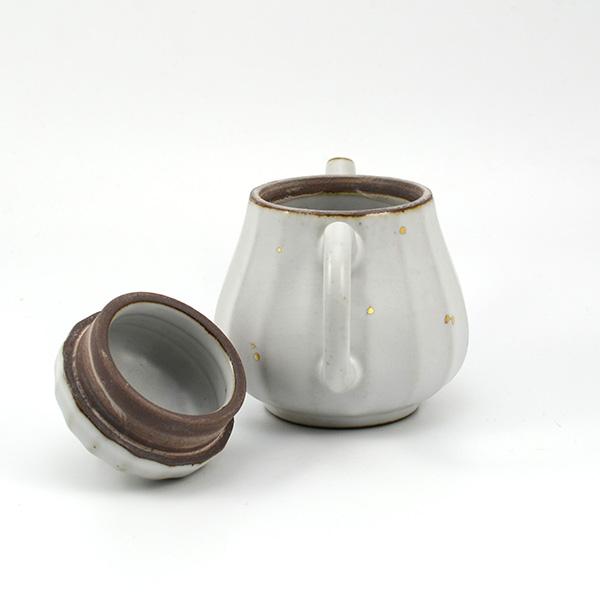Mountain Pear Gold Fleck White Ruyao Teapot 145ml -  • Teaware House