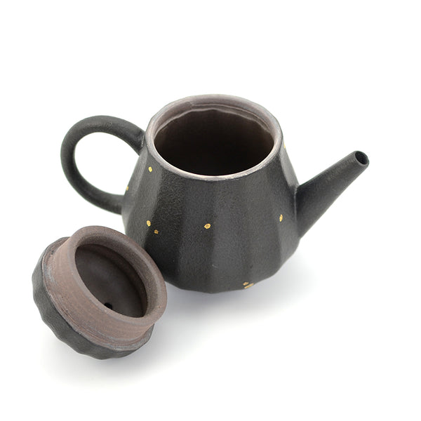 Mountain Pear Gold Fleck Black Teapot 145ml -  • Teaware House