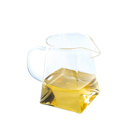 Big Trapezoid Glass Tea Pitcher -  • Teaware House