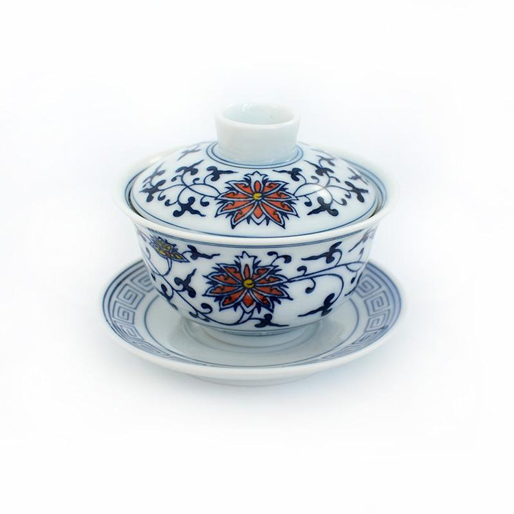 Fire Lotus Porcelain Gaiwan 110ml -  • Teaware House